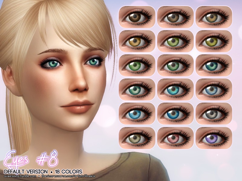Sims 4 custom content eye color sheet